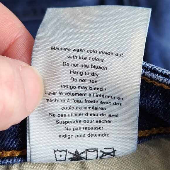 Rag and Bone Jeans Womens 27 Blue Skinny Leg Mid Rise Ankle Stretch Casual Denim - Picture 12 of 12